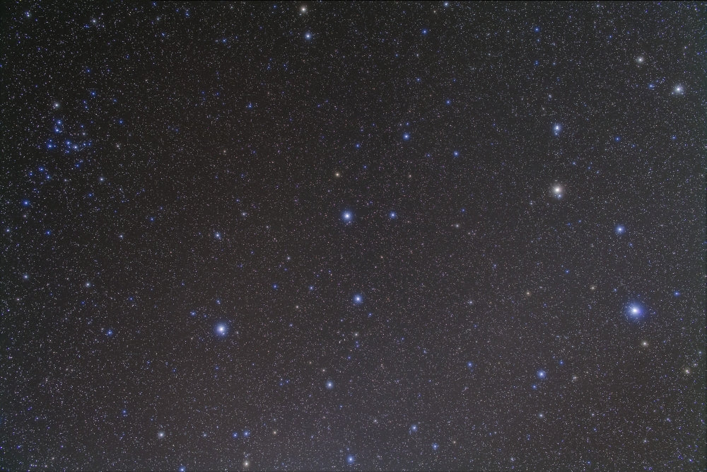Leo Constellation and Coma Star Cluster Poster Print