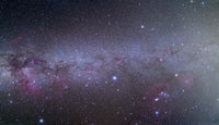 Mosaic of the Southern Milky Way Poster Print showcasing Orion, Vela, Carina, and Crux.