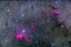 Pearl Cluster and Lambda Centauri complex Poster Print showcasing celestial beauty.