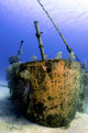 Bow of the Oro Verde Wreck poster print by Amanda Nicholls, showcasing an underwater shipwreck.