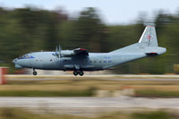 An-12 Transport Aircraft landing poster print by Stocktrek Images.