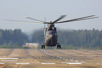 Mil Mi-26 transport helicopter landing poster print by Stocktrek Images.