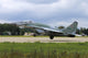 MiG-29SMT Jet Fighter Taking Off Poster Print showcasing an iconic military aircraft.