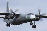 An-26 Transport Aircraft of the Russian Navy landing poster print.