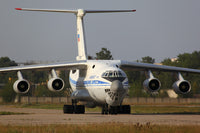 Il-76MD Transport Aircraft Poster Print showcasing military aviation.