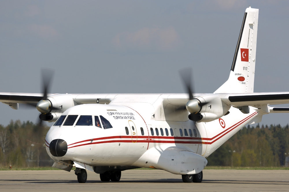 C-235 Transport Airplane Poster Print by Stocktrek Images.