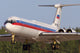 IL-62M airliner landing poster print by Artem Alexandrovich