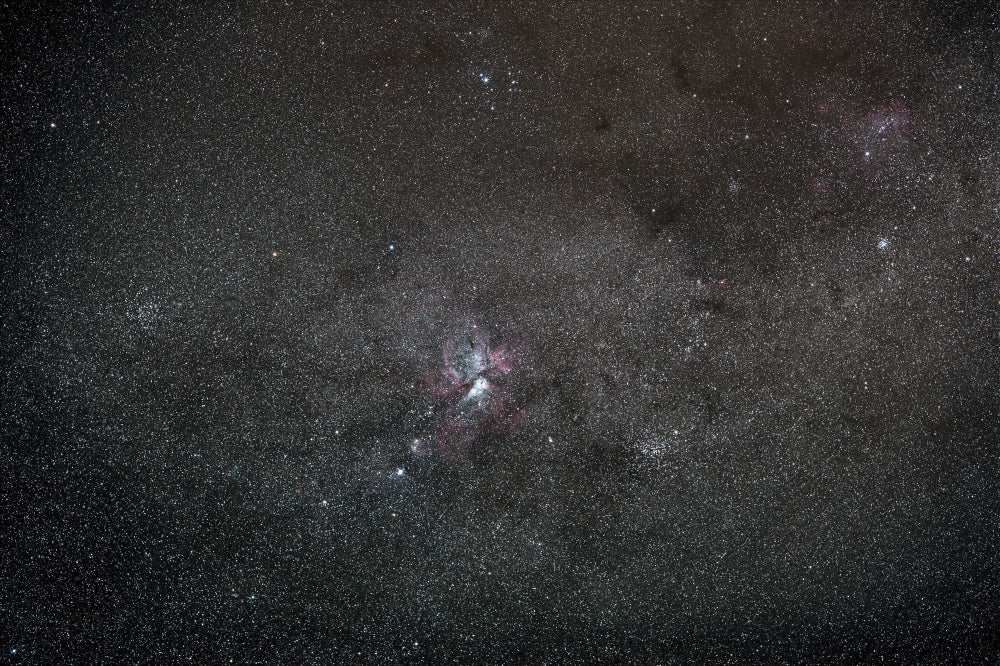Eta Carina Nebula Wide Field Poster Print featuring southern deep sky objects.