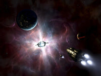 An Enormous Stellar Power and Manufacturing Station Built Around a Star Poster Print