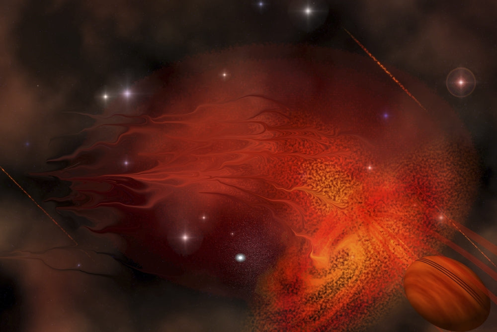 A Vast Nebula in the Expanse of the Universe Poster Print