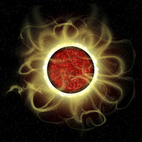 Illustration of the Sun's Magnetic Field Poster Print by Corey Ford