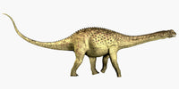 Uberabatitan dinosaur poster print showcasing a Cretaceous herbivore.