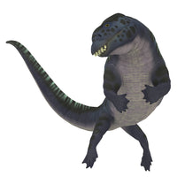 Placodus aquatic reptile poster print showcasing a Triassic marine reptile.