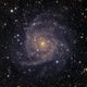 IC 342 Spiral Galaxy Poster Print featuring intricate cosmic details