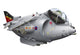 Cartoon illustration of a Royal Air Force Harrier jet plane poster print.