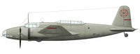 Mitsubishi Ki-21 Bomber Poster Print - Imperial Japanese Army Air Service