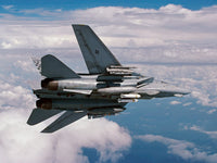 F-14A Tomcat returning from Operation Southern Watch poster print
