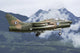 Hellenic Air Force TA-7C Corsair landing at Aviano Air Force Base poster print.