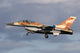 Israeli Air Force F-16B Netz preparing for landing poster print by Daniele Faccioli.