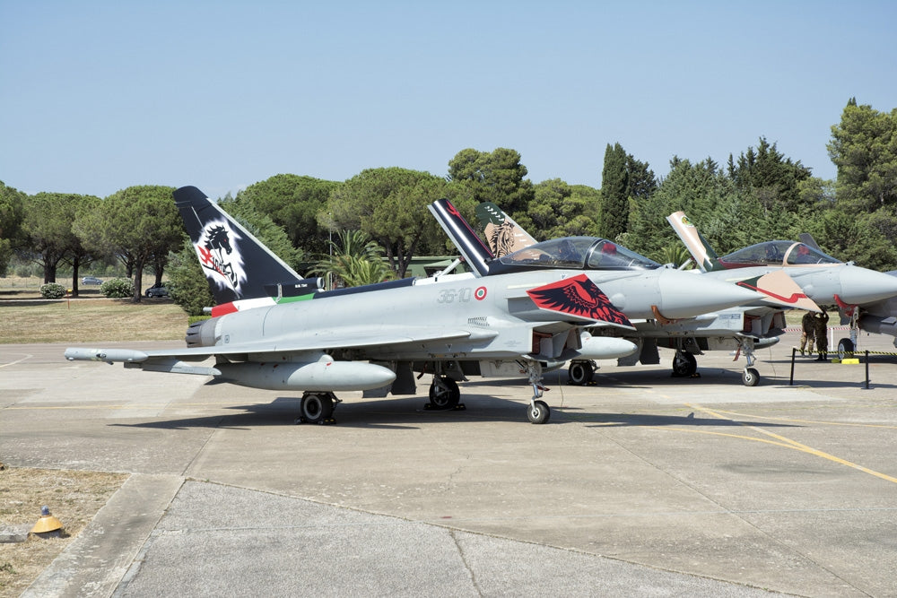 Italian Air Force F-2000A Typhoon poster print by Daniele Faccioli