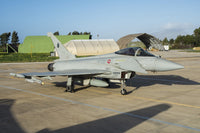 Italian Air Force F-2000A Typhoon on the ramp at Trapani Air Base, Italy - Poster Print