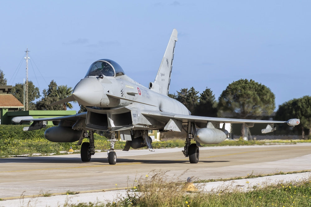 Italian Air Force F-2000A Typhoon Poster Print by Daniele Faccioli