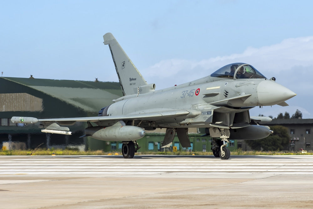 Italian Air Force F-2000A Typhoon Poster Print by Daniele Faccioli