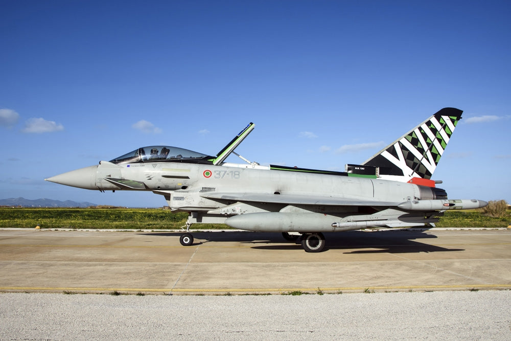 Italian Air Force F-2000A Typhoon Poster Print by Daniele Faccioli