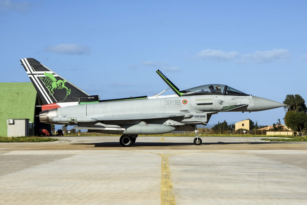 Special Color Painted Italian Air Force F-2000A Typhoon Poster Print by Daniele Faccioli