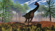 Brachiosaurus Dinosaur Poster Print in Araucaria Forest