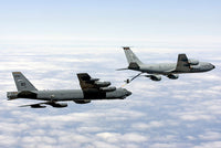B-52H Stratofortress and KC-135R Stratotanker poster print by Erik Roelofs