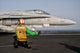 F/A-18C Hornet being launched from USS Eisenhower flight deck.
