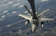 U.S. Air Force F-16C Block 50 Fighting Falcon in-flight refueling poster print.
