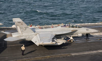EA-18G Growler ready for mission aboard USS George H.W. Bush Poster Print