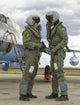 Romanian Air Force MiG-21C pilots at Camp Turzii Air Base poster print.