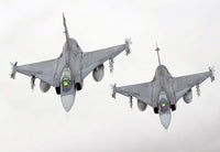 Hungarian Air Force JAS-39 Gripen over Lithuania Poster Print