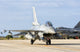 Polish Air Force F-16 taxiing at Trapani Air Base poster print