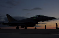 Italian Air Force F-2000 Typhoon Poster Print from NATO Exercise Trident Juncture 2015.
