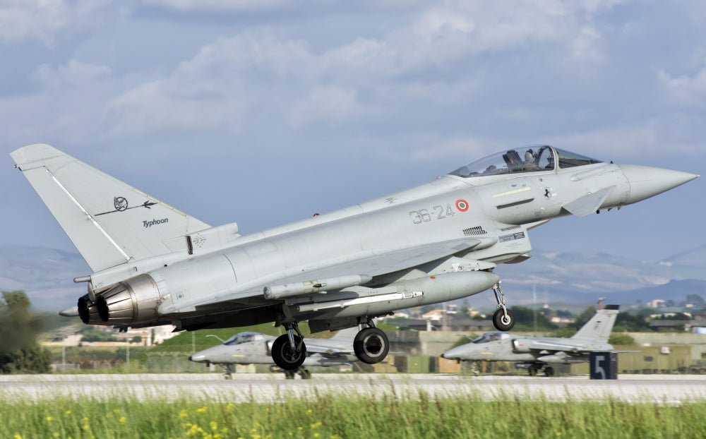 Italian Air Force F-2000 Typhoon poster print from NATO Exercise 2015.