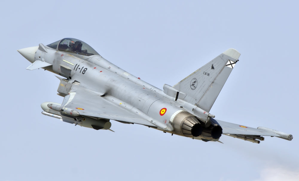 Spanish Air Force EF-2000 Typhoon poster print during Exercise Anatolian Eagle in Turkey.