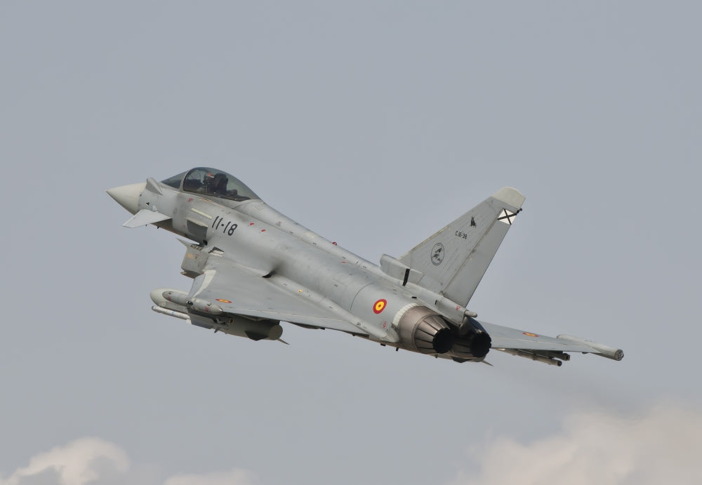 Spanish Air Force EF-2000 Typhoon Poster Print during Exercise Anatolian Eagle in Turkey.