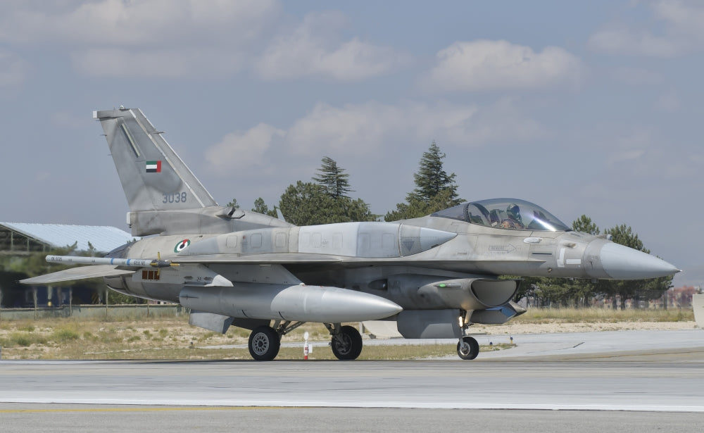 F-16 Block 52+ United Arab Emirates Air Force Poster Print - Exercise Anatolian Eagle at Albacete Air Base, Spain