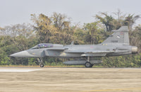 Royal Thai Air Force Saab Jas-39 Gripen during Exercise Cope Tiger 2016 Poster Print.