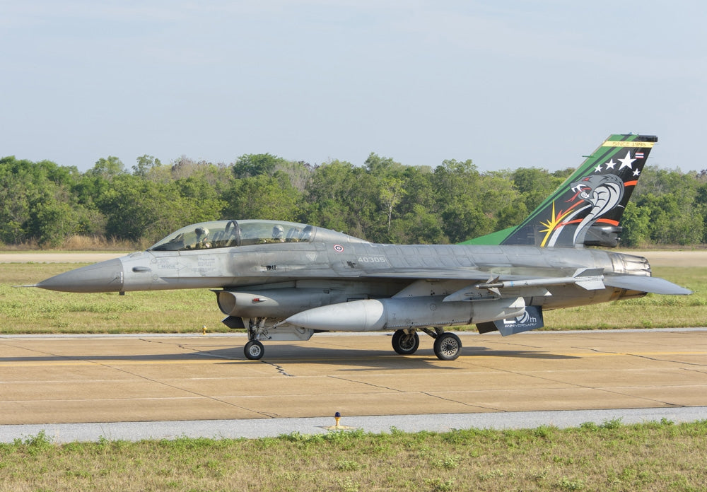 Royal Thai Air Force F-16 during Cope Tiger 2016 Poster Print
