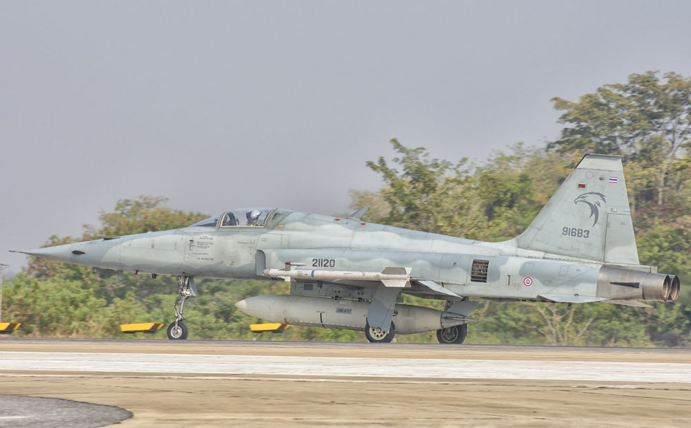 Royal Thai Air Force F-5F Poster Print during Cope Tiger 2016 by Giovanni Colla