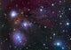 NGC 2170 Reflection Nebula Poster Print by Robert Gendler in vibrant colors.