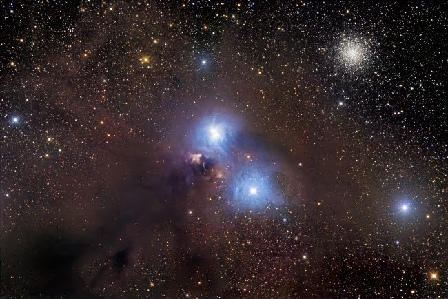NGC 6726 Galactic Dust Cloud Poster Print by Robert Gendler