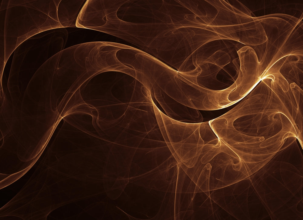 Abstract Gold Illustration Poster Print showcasing elegant gold hues.