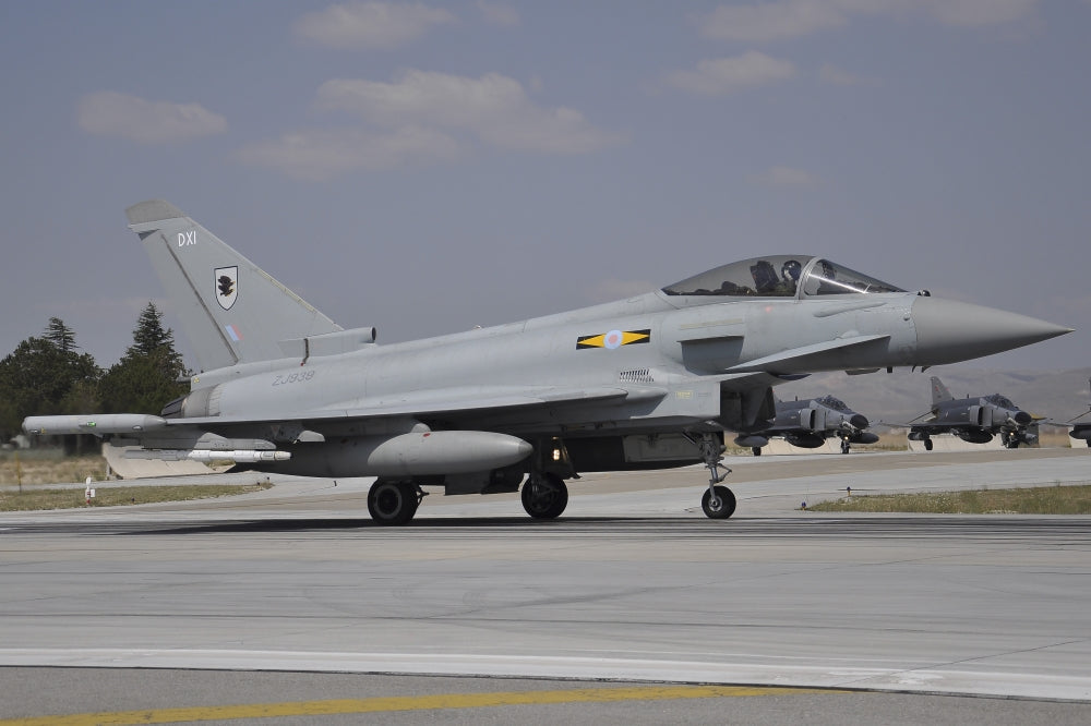 Eurofighter Typhoon FGR4 at Konya Air Base Poster Print - Exercise Anatolian Eagle 2014