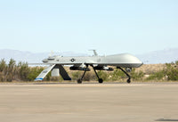 MQ-1 Predator taxiing at Holloman Air Force Base poster print.